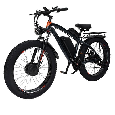 GUNAI GN88 Dual Motor Electric Mountain Bike 2000W,48V 22AH Removebel Lithium Battery