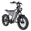 GUNAI-Y Moped Electric Bike for Adults 20 Inch Off-Road Dirt Electric Mountain Bike with 48V18AH Lithium-Ion Battery, 7-Speed Full Suspension 80-100KM Range