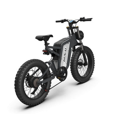 GUNAI MX25 Off-Road Electric Bike 4×20 Inch Wide Tires for Adult Fat Tires 1000W Brushless Motor 48V 25Ah Battery 