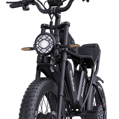 Q20 Pro Off-road Electric Bike 20*4.0 inch Fat Tires 1000W*2 Motor 52V 20AH Dual Battery 55km/h Max Speed 288km Max Range 150kg Max