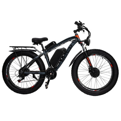 GUNAI GN88 Dual Motor Electric Mountain Bike 2000W,48V 22AH Removebel Lithium Battery
