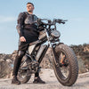 Q20 Pro Off-road Electric Bike 20*4.0 inch Fat Tires 1000W*2 Motor 52V 20AH Dual Battery 55km/h Max Speed 288km Max Range 150kg Max