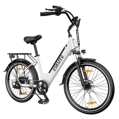 C100 City E-bike mit Heckmotor 26 Zoll - Vorbestellung, Lieferung in 3-4 Wochen